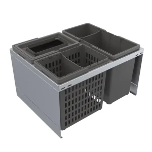 Ruslafata CUBE ECO, 60 skáp silfur