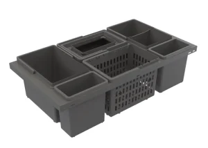 Ruslafata CUBE BASIK LOW, 80 skáp Anth