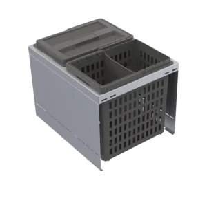 Ruslafata CUBE ECO, 40 skáp silfur