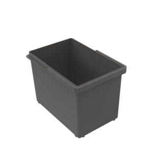 Ruslafata stök 8 ltr. dökk grá
