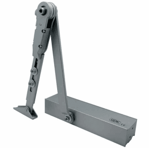 Hurðapumpa með stopp í armi