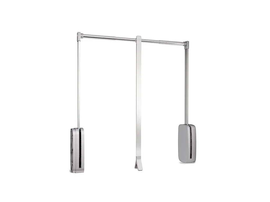 Fatahengislyfta 60-83 cm á vegg silfur