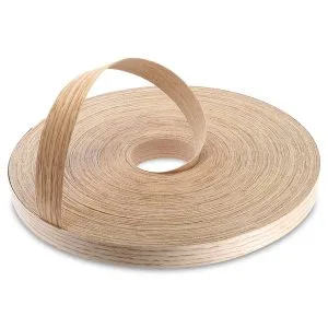 Eik melamín kantur með lími 21 mm - 5 metra rúlla