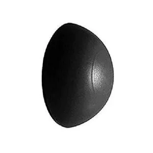 Hurðastoppari svartur 31 mm límdur á vegg