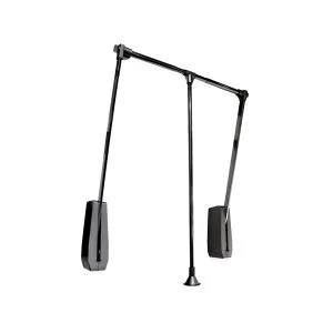 Fatahengislyfta 60-83 cm á vegg, svört