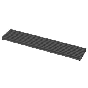 Loftunarrist svört 125x598x25 mm