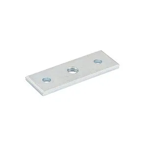 Plata á stillifót 20x60 mm M8