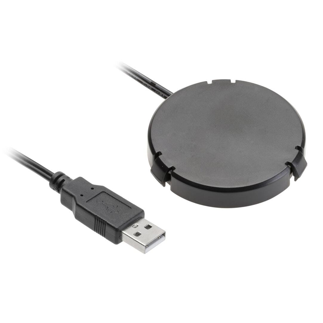 Þráðlaus hleðslueining undir borðplötu – svört